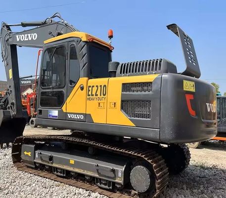 Exportação barata Excavadora de segunda mão Volvo 210D Excavadora hidráulica usada