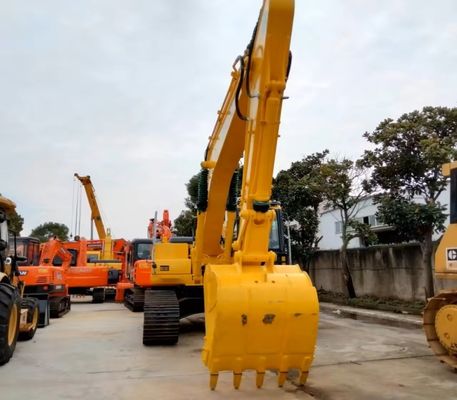 Excavadora de segunda mão Komatsu 2840mm Track Amarela Excavadora de segunda mão PC200-8