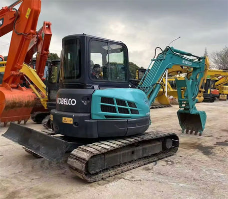 2020 Ano 5260kg Excavadora Kobelco de segunda mão SK55SR com motor Yanmar 4TNV88