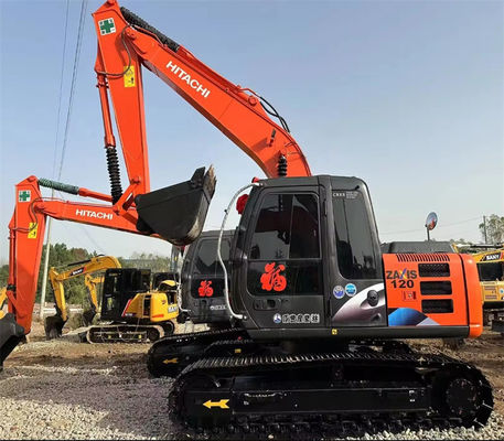 Excavadora usada Hitachi ZX120 de segunda mão