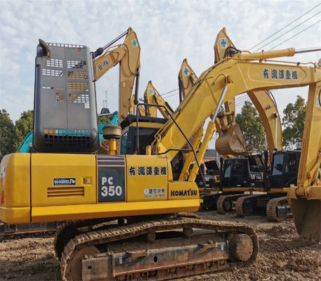 Peintura original Excavadora de rastreamento usada 35 toneladas Excavadora Komatsu PC350 usada