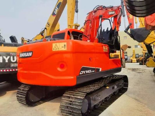 Boa condição de segunda mão Doosan DX140 Excavadora hidráulica para venda