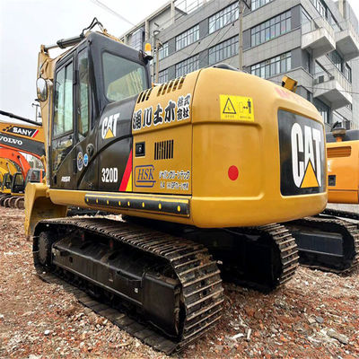 Excavadora de segunda mão em bom estado Cat320D Usada 20 Ton Caterpillar para venda
