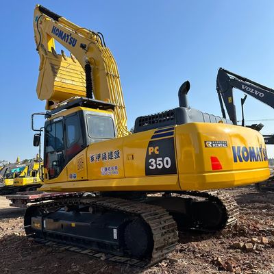 Japão Excavadora de rastreador original usada Máquina komatsu PC350 Excavadora komatsu usada