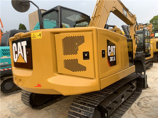 Excavadora usada caterpillar CAT307.5 mini-excavadora 7.5 5t excavadora raspadora