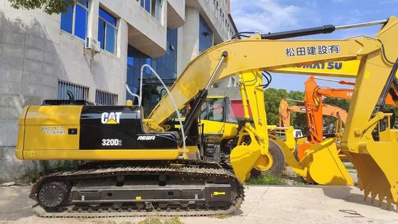 Máquina de escavação de tamanho médio de 20 toneladas usada CAT 320D2 Caterpillar Excavator