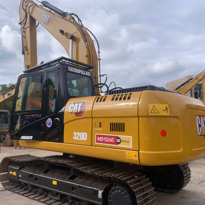 Excavadora usada CAT 320D à venda Horas baixas Forte desempenho Pronto para construção e mineração