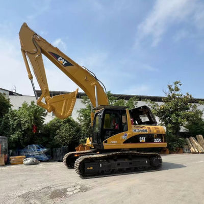 Escavadeira Hidráulica de Esteiras CAT 325C Caterpillar Usada para Projetos de Construção