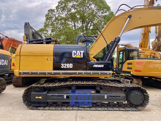 Escavadeira Usada Caterpillar CAT320D Original do Japão de 20 Toneladas de Segunda Mão e de Alta Qualidade, em Boas Condições