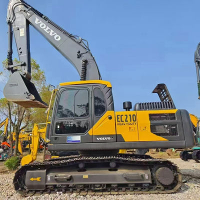Chegada Nova 90% Nova VOLVO Escavadeira Usada Original EC210 Escavadeira Hidráulica Usada Escavadeiras de Alto Desempenho