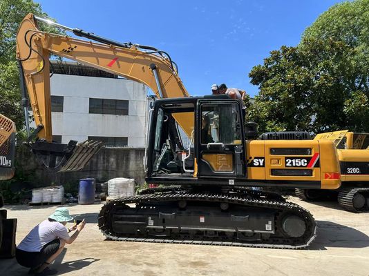 Escavadeira Hidráulica de Esteiras Sany SY215C Usada com Preço de Fábrica em Excelente Estado