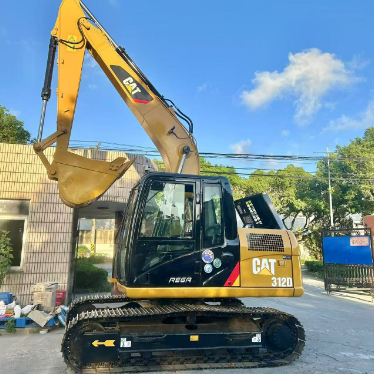 Original Caterpillar Cat312D Excavadora usada Cat312D2 Excavadora Cat312GC Excavadora Crawler Excavadora de 12 toneladas mini-excavadora de boa qualidade em muito bom estado
