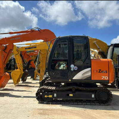 Escavadeira Usada Original Japonesa de Alta Qualidade HITACHI ZX70 Econômica Baixas Horas de Trabalho