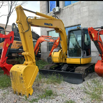 Mini escavadeira Komatsu PC78US usada, marca japonesa, motor importado, rolamento, hidráulico, esteira