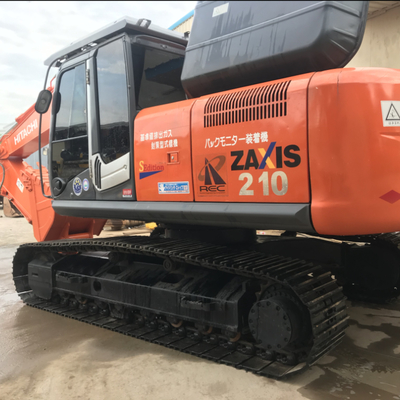 Escavadeiras de esteiras usadas Hitachi ZX210 em promoção, adequadas para uma variedade de aplicações, 21 toneladas