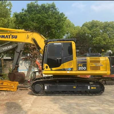 Segunda mão Komatsu Pc200 Máquinas Roteador hidráulico 20tons Mini escavadeiras usadas