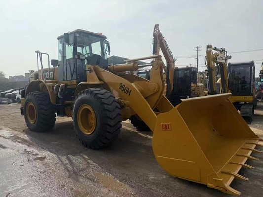 90% Novo Usado Japonês Original Caterpillar 966H Carregador de Roda Carga nominal 6Tons Engenharia de alta qualidade Máquinas de movimentação de terra