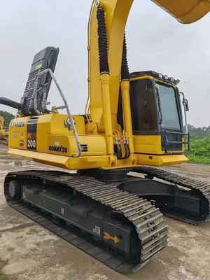 Excavadora original japonesa importada Komatsu PC200-8 com um peso de trabalho de 20 toneladas