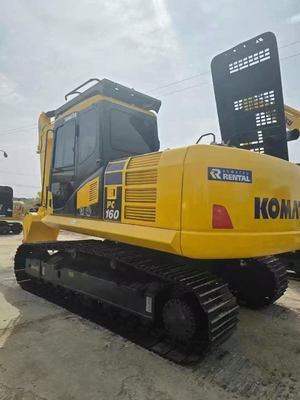 Excavadora original japonesa importada Komatsu PC160LC-7 16 toneladas CLSS Sistema hidráulico Eficiente em combustível e eficiente 