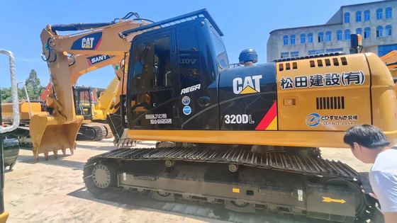 Caterpillar 320 320D 320D2 Excavador usado de 20 toneladas com componentes principais Motor caixa de engrenagens rolamento PLC