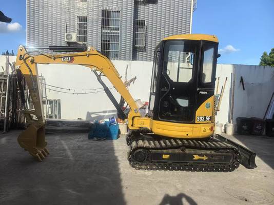 Escavadeira Cat 303.5E usada, em bom estado, pesando 3,5 toneladas, equipamento de construção, à venda por um preço baixo 305.5e 306E2 307E 308E