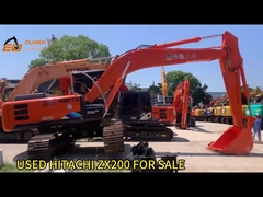 20 toneladas Máquina pesada usada Hitachi Zx200 escavadeira com horas de trabalho baixas