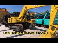 Excavadora usada Komatsu PC200-8 do Japão com engenharia de precisão