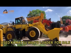 Japão Marca famosa Komatsu Bom estado Carregador de rodas usado Komatsu Wa 470 Carregador usado Komatsu