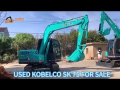 Modelo de motor Hino Hino J05E Excavadora Kobelco de segunda mão Verde Sk200 Excavadora com potência de 114kw