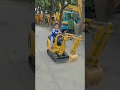 Excavadora de micro-crawler Komatsu PC01 usada para escavar edifícios de pequenas quintas em excelente estado (9