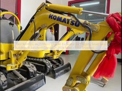 Excavadora Komatsu PC01 Micro Crawler Usada para Escavação de Edifícios de Pequenas Fazendas em Excelente Condição (90% Nova) - Envio Gratuito