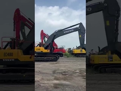 Escavadeira de esteiras Volvo EC480DL Original | Classe de Mineração de 48 Toneladas | Alta Eficiência e Baixo Consumo de Combustível